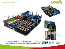 Manufacturer Of Indoor Gymnastic Trampoline With Foam Pit